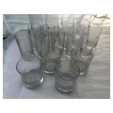 Dansk  Belgium textured glassware lot