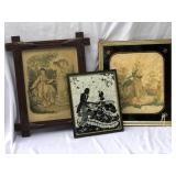 Art nouveau mixed art lot