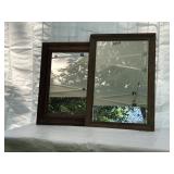 Vintage wooden mirror lot