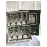 Currier & Ives hostess glassware set