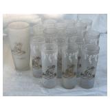 White Rock Ginger Ale fairy glasses