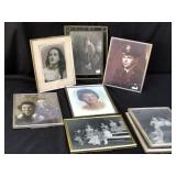 Vintage photography metal framed lot