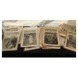 Vintage Harpers Weekly, Every Saturday newspapers