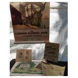 Calendar, Chinese Cave Paintings mixed lot