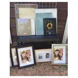 Assorted plastic and metal frame lot. Includes