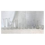 Kalmar Crystal vase mixed lot