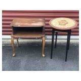 Rosalco side table mixed lot