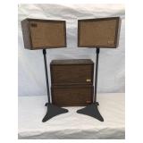 Vintage Wharfdale Achromatic Systems speaker lot