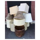 Large lampshade lot