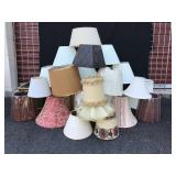 Small and medium sized lampshade lot