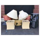 Miscellaneous lampshade lot