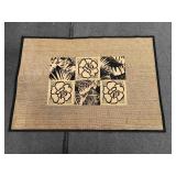Millennium Hawaiian print jute and wool carpet