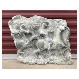 Trojan warrior bas relief wall hanging