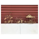 Three copper wall hangings