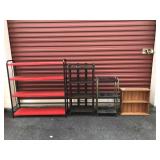 Storage and display shelves lot