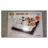 Serving set with Tray