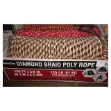 Diamond braid poly rope 100 foot
