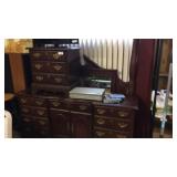 Bed nightstand and dresser with mirror