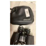 Binoculars with case