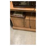 Microwave/entertainment cart