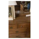 Dresser with mirror