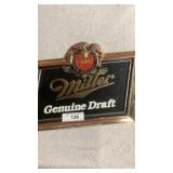 Miller genuine draft sign