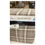 Flannel sheet set twin size