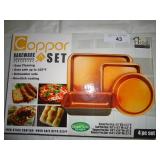 Copper Bake Ware Set