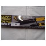 Dont Tread on Me 3pc Knife Set