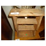 Wooden shelf