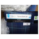Flannel Sheets 3-Peice Twinn