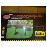 Smoking Outlaw Charcoal Grill