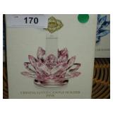 Crystal Lotus Candle Holder