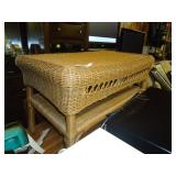 Wicker Bench
