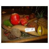 Vintage Fruit with Bread Pan