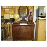 Antique Chest of Drawers with Mirror