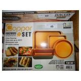 Copper Bake Ware set