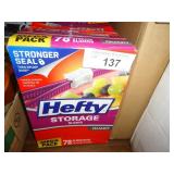 Hefty Quart Storage Bags