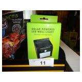 Solar powered LED Wall Light