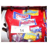Mix Bag Candy butterfinger, babe ruth, crunch