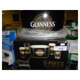 Guinness Glass and Metal Bucket Set