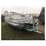 Misty Harbor Pontoon Boat with 50 HP Motor
