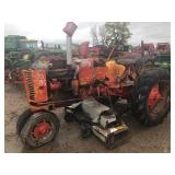 Case VA C Tractor with Belly Mower
