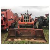 Oliver 1855 Tractor with Farmland Loader