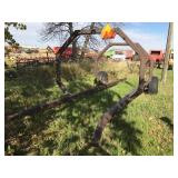 Self loading/unloading bale transporter