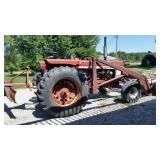 Farmall 706 tractor and loader