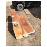Fuel tank for back of truck
