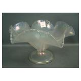 Fenton Persian Pearl # 736 Rib Optic Compote