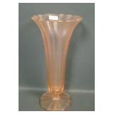 U.S. Glass Pink # 310 Ftd Flared Vase