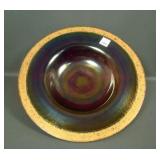 Fenton Red # 647 Wide Flared Console Bowl